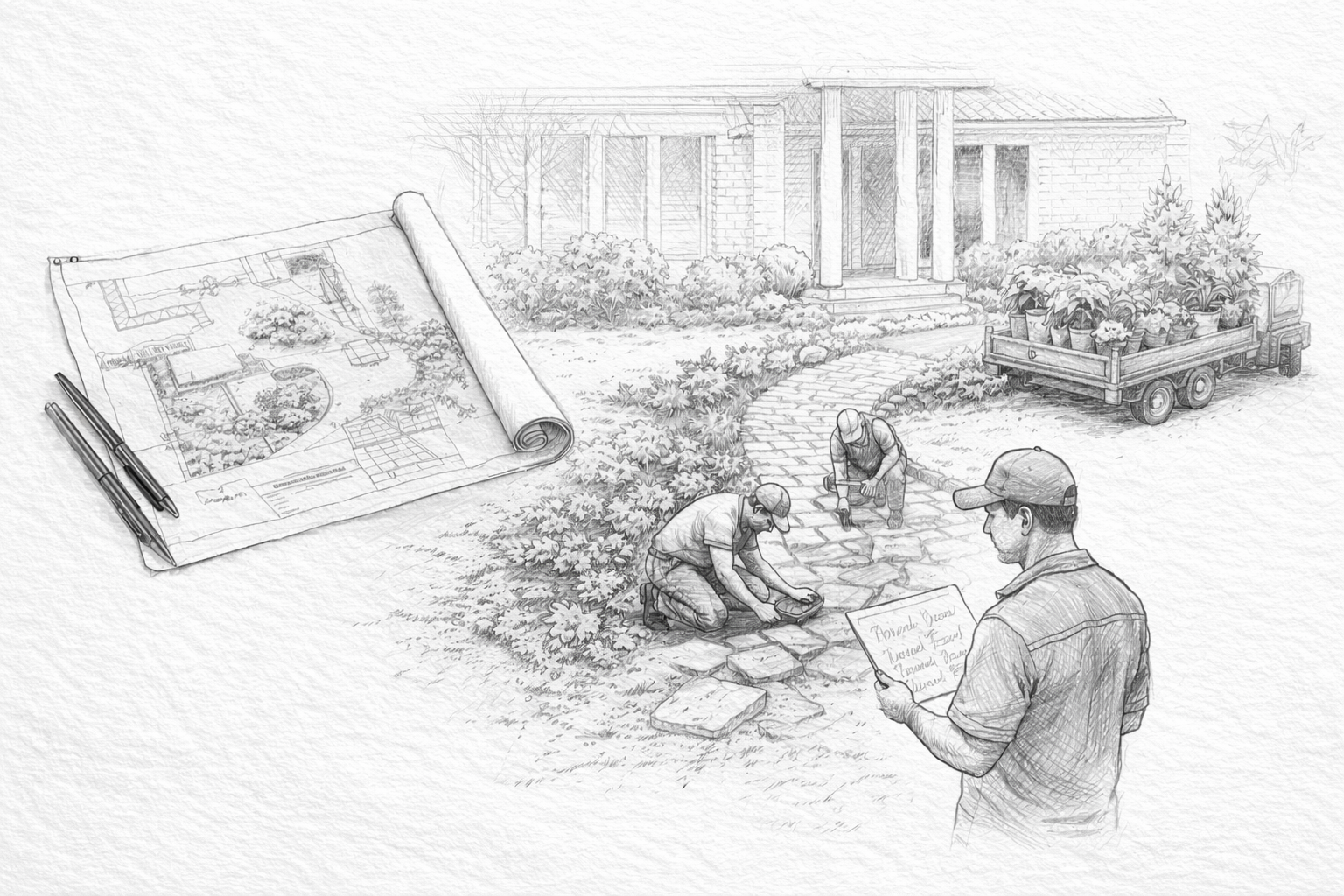 Design and install planning with on-site work